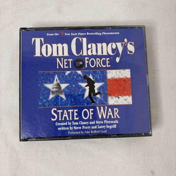 State of War (Tom Clancy's Net Force) Steve Perry Audio CD 2003 - Picture 1 of 6